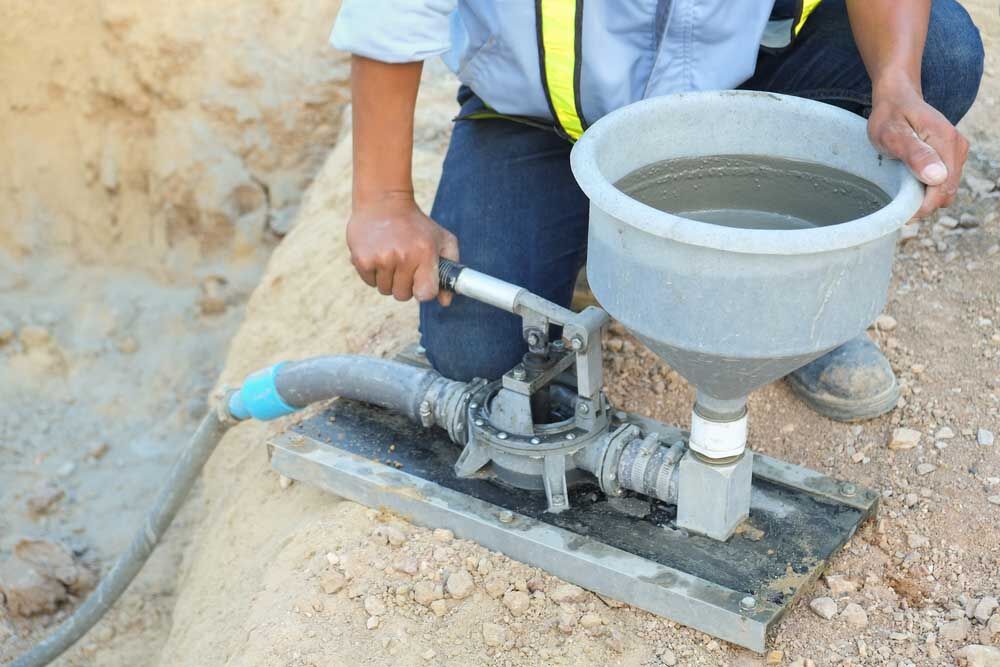flowable grout / grouting equipment flowable grout / grouting equipment